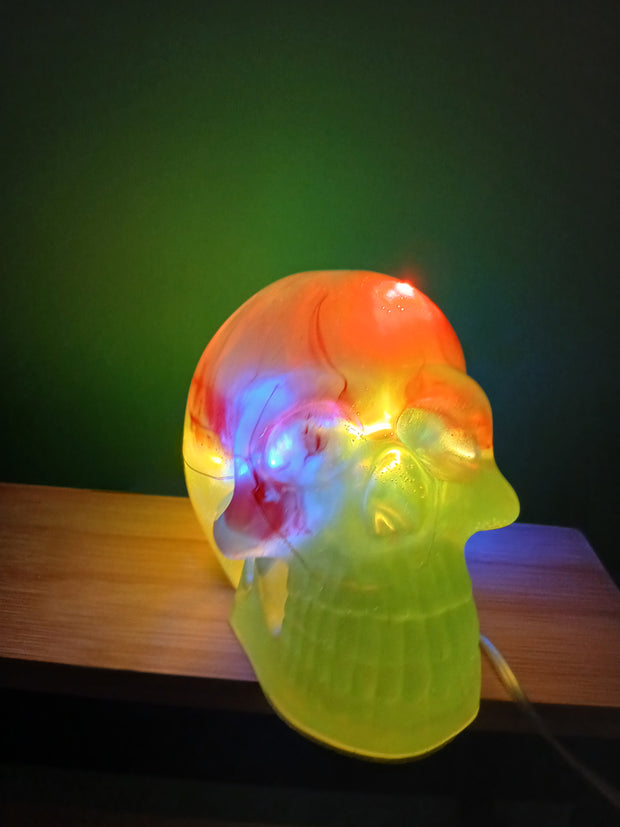 Skull wIth Lights and Blood