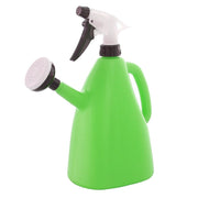 2 In 1 Plastic Watering Can Indoor Garden Plants Pressure Spray Water Kettle Adjustable Sprayer 1L