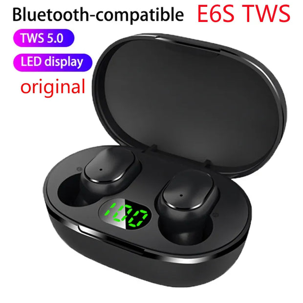 TWS Earphones Wireless bluetooth headset Noise Cancelling Headsets With Microphone Headphones For iPhone Xiaomi Redmi E6 new