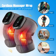 Electric Heating Knee Massager Joint Physiotherapy Elbow Knee Pad Shoulder Pad Vibration Massage Pain Relief