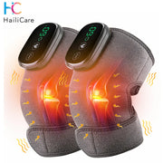 Electric Heating Knee Massager Joint Physiotherapy Elbow Knee Pad Shoulder Pad Vibration Massage Pain Relief